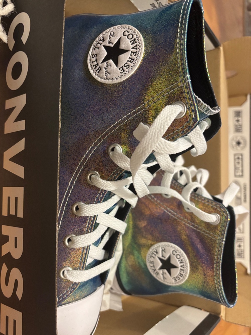 Converse Chuck Taylor All Star Hi Iridescent Glitter sneakers